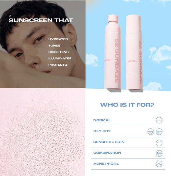 SPF 50 Rose Water Sun Mist